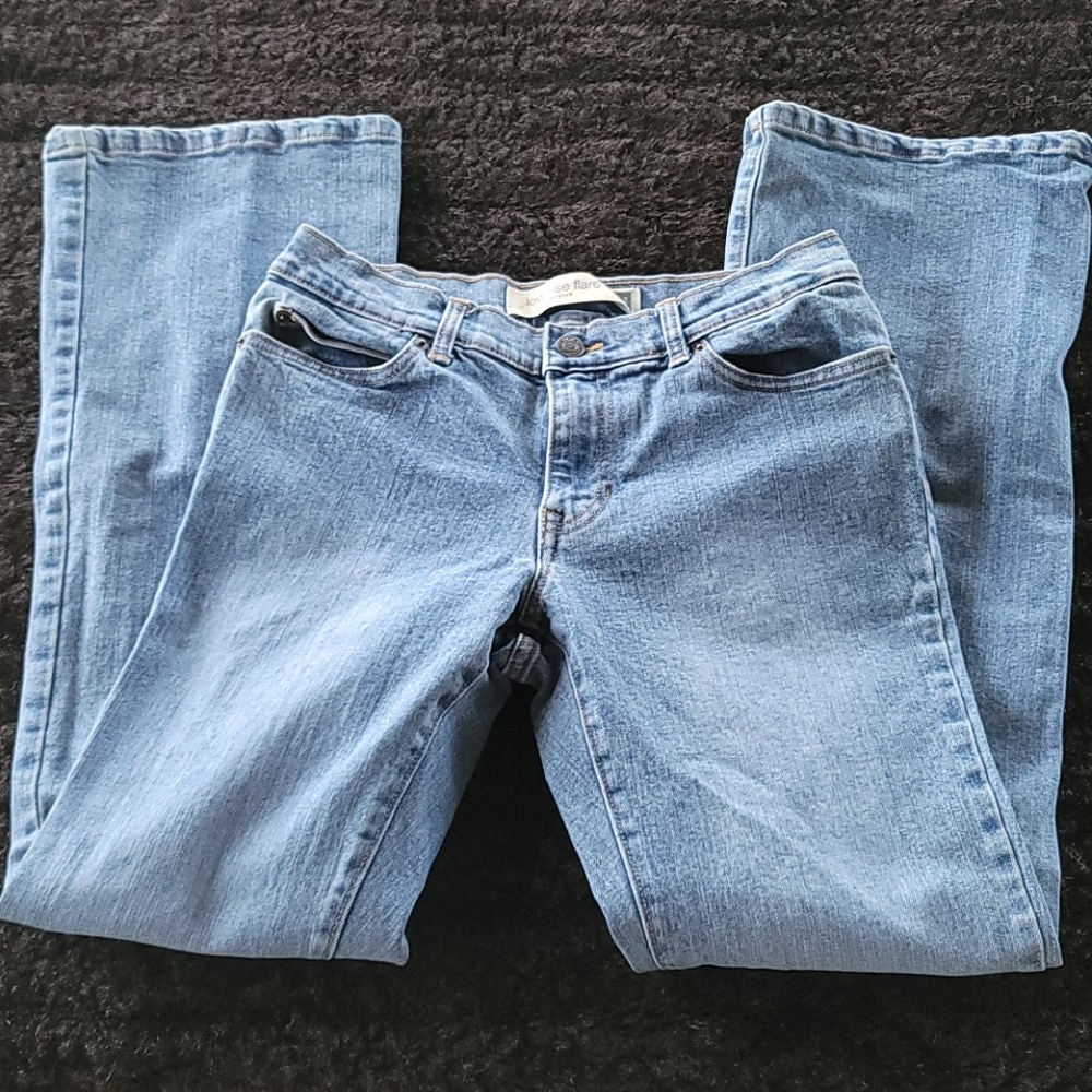 GAP Size 2 Low Rise Flare Stonewashed Jeans